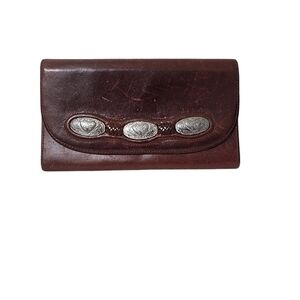 Vintage Brighton Brown Leather Folded Wallet